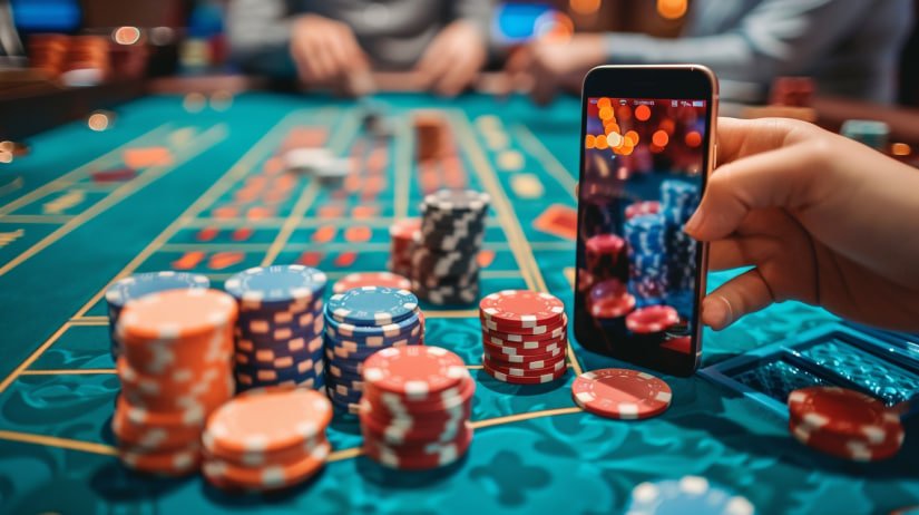 Dealer profesional nix77 memandu permainan baccarat live di studio modern