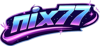 Logo nix77 platform hiburan online Indonesia